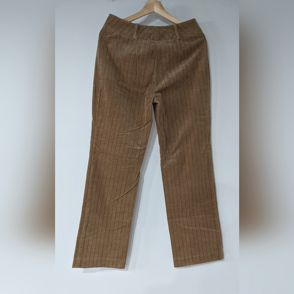 WILLISMITH WOMEN'S WIDE LEG CORDUROY PIN STRIPED PANT SIZE 8 - Picture 2 of 4